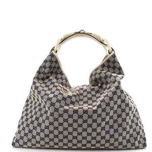 Gucci Horsebit Hobo Gg Canvas Large #249824G11B